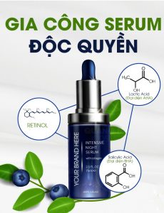 sản xuất serum dưỡng da