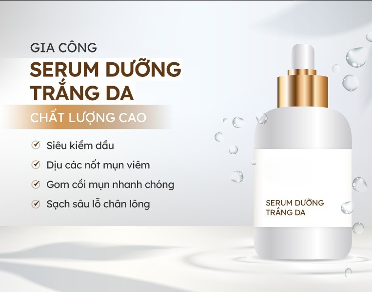 gia công serum dưỡng da